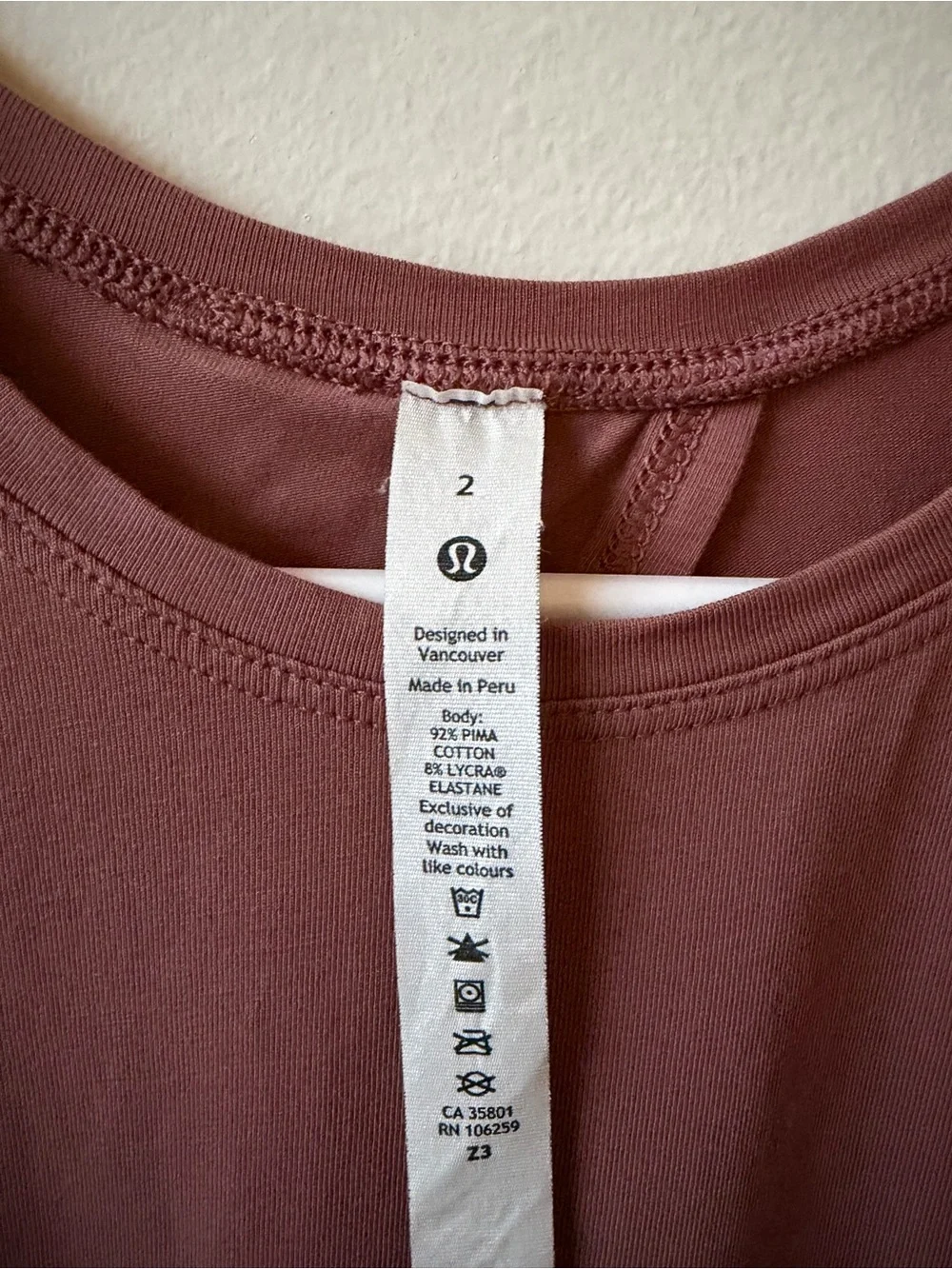 lululemon athletica Sleeveless Swing Tank in Dusty Rose